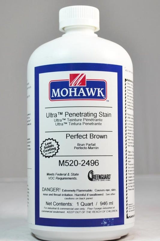 M520-2496 - Mohawk Ultra Penetrating Stain Perfect Brown Qt