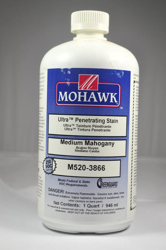 M520-3866 - Mohawk Ultra Penetrating Stain Medium Mahogany Qt