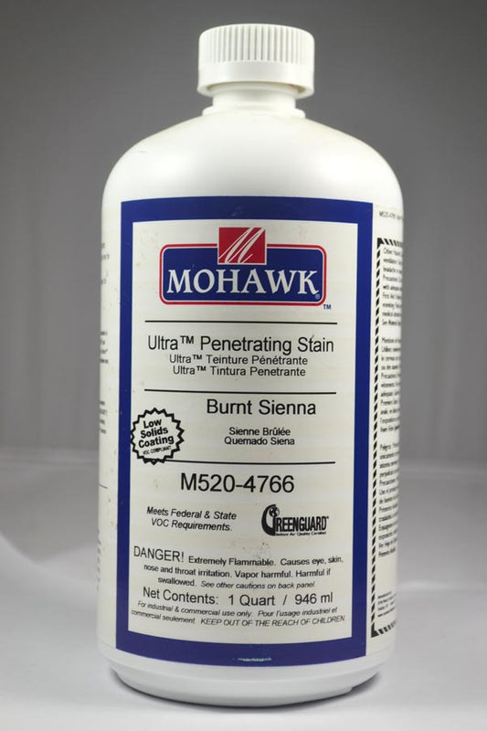 M520-4766 - Mohawk Ultra Penetrating Stain Burnt Sienna Qt