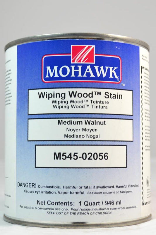 M545-02056 - Mohawk Wiping Wood Stain Medium Walnut Qt