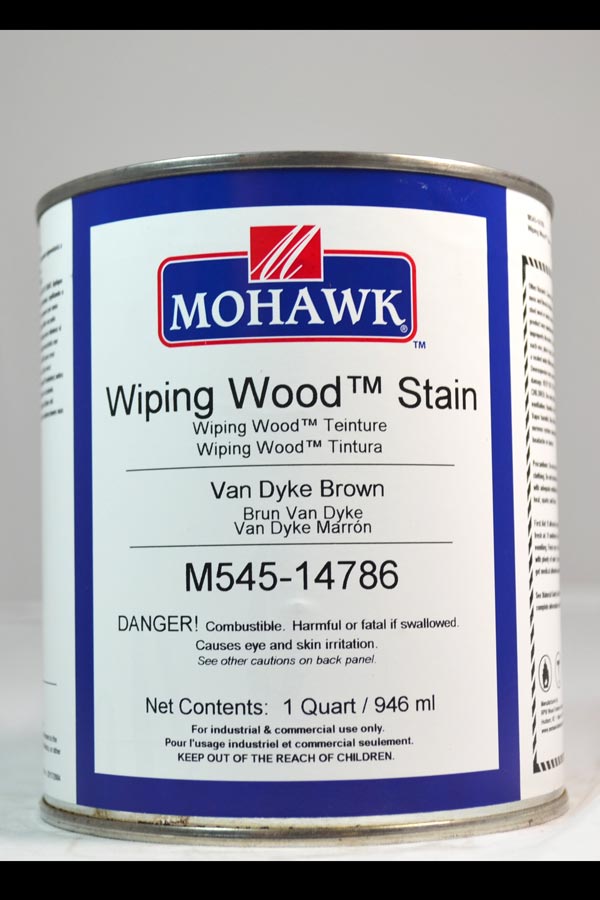 M545-14786 - Mohawk Wiping Wood Stain Van Dyke Brown Qt