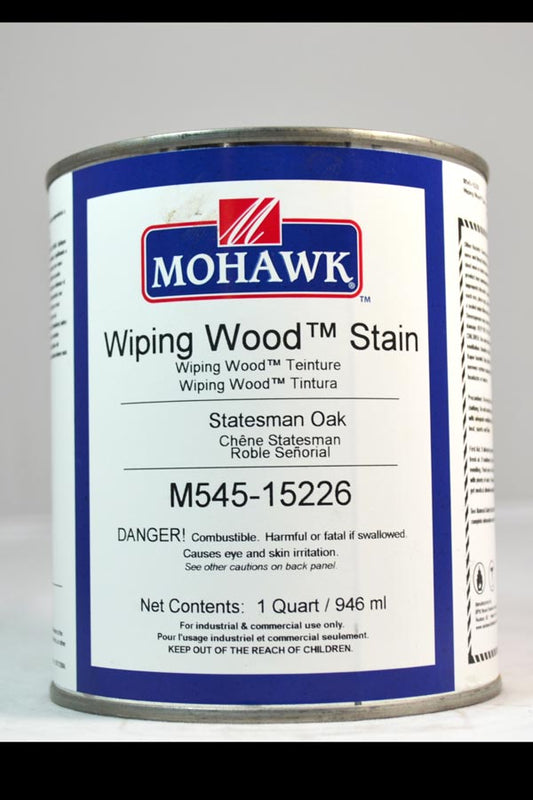 M545-15226 - Mohawk Wiping Wood Stain Statesman Oak Qt