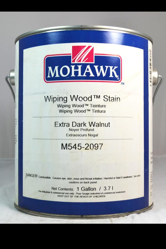 M545-2097 - Mohawk Wiping Wood Stain Extra Dark Walnut Gal