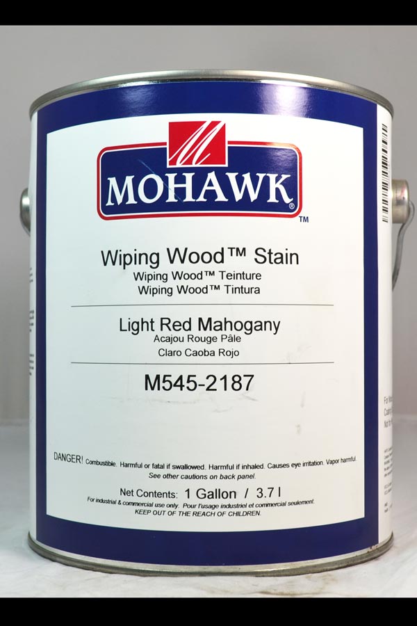 M545-2187 - Mohawk Wiping Wood Stain Light Red Mahogany Gal