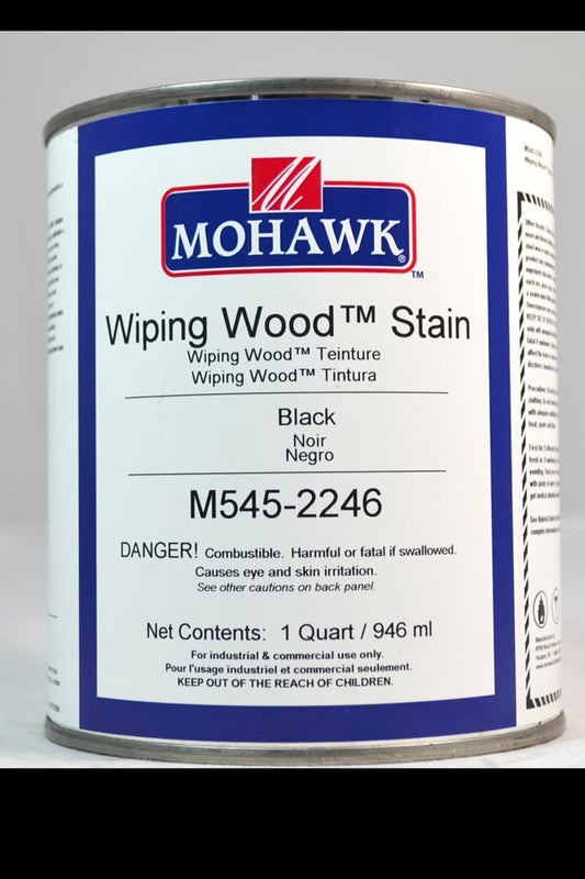 M545-2246 - Mohawk Wiping Wood Stain Black Qt