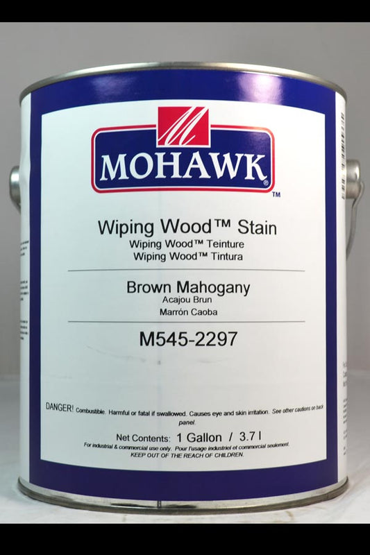 M545-2297 - Mohawk Wiping Wood Stain Brown Mahogany Gal