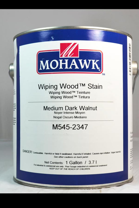 M545-2347 - Mohawk Wiping Wood Stain Medium Dark Walnut Gal