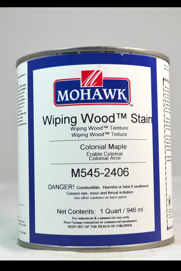 M545-2406 - Mohawk Wiping Wood Stain Colonial Maple Qt