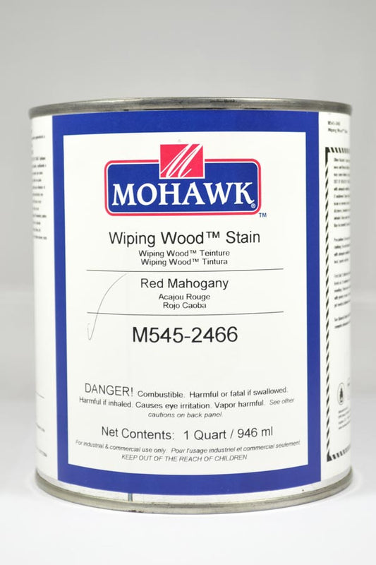 M545-2466 - Mohawk Wiping Wood Stain Red Mahogany Qt