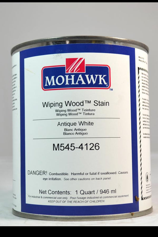 M545-4126 - Mohawk Wiping Wood Stain Antique White Qt