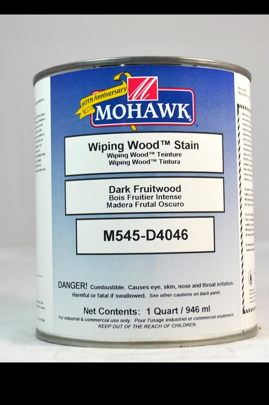 M545-D4046 - Mohawk Wiping Wood Stain Dark Fruitwood Qt